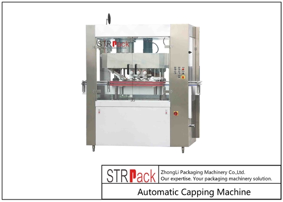 PLC স্বয়ংক্রিয় প্লাস্টিক জার ক্যাপিং মেশিন 2.5kw 50HZ 60HZ