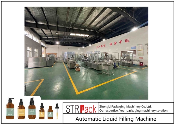 50ml 100ml কসমেটিক লোশন এসেনশিয়াল অয়েল লিকুইড বোতল ফিলিং ক্যাপিং মেশিন মাল্টি নজল
