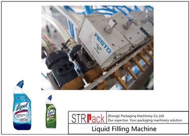 100ml - 1L স্বয়ংক্রিয় তরল বোতল ফিলিং মেশিন, ক্লোরক্স / ব্লিচ / অ্যাসিড ফিলিং মেশিন