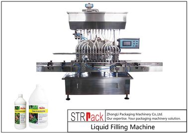 5000 B/H অটো লিকুইড কেমিক্যাল ফিলিং মেশিন 0.5 - 5L সারের জন্য উচ্চ দক্ষতা